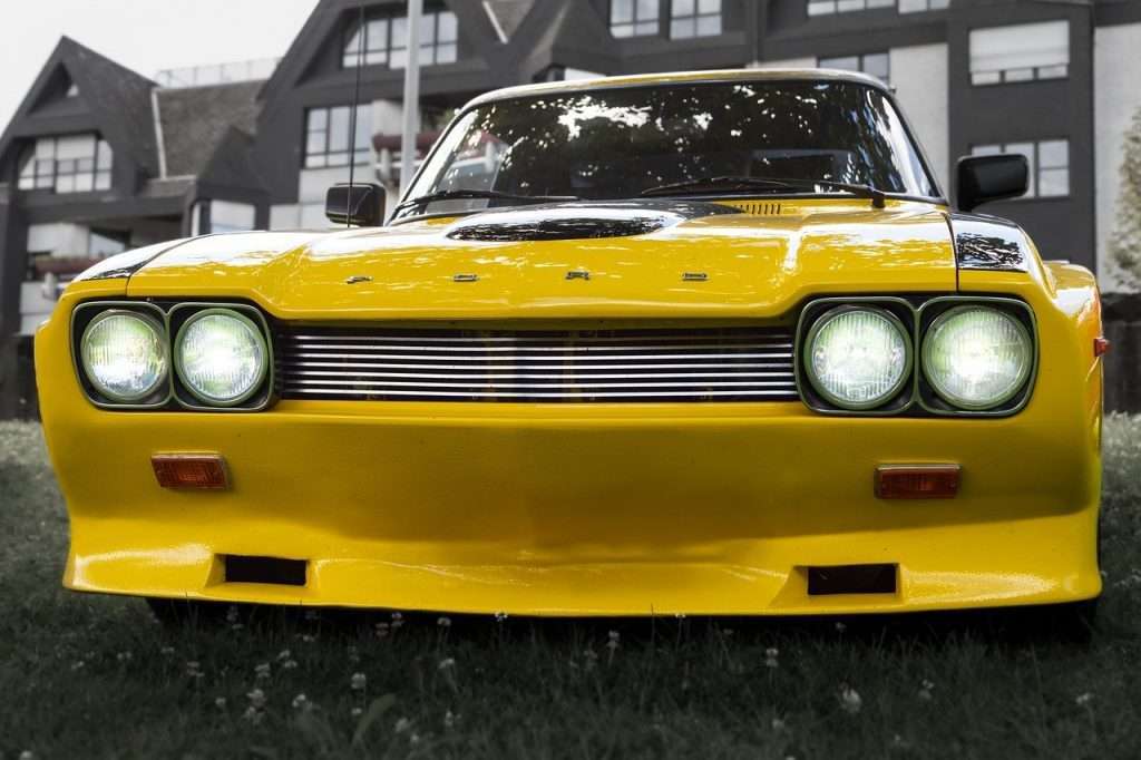ford, capri, antique car