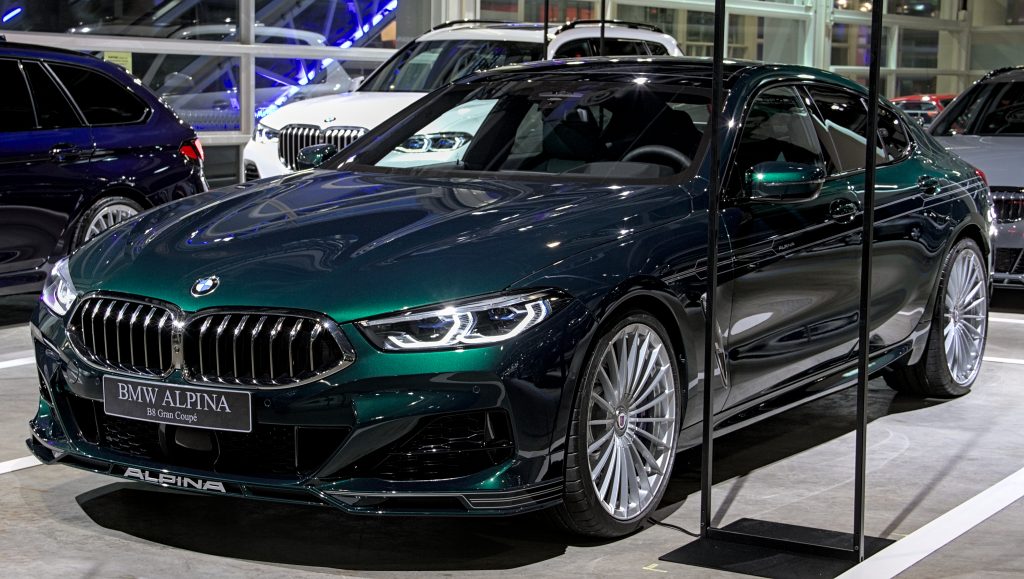 Alpina B8 auf Basis des BMW 8ers G16
Alpina B8
