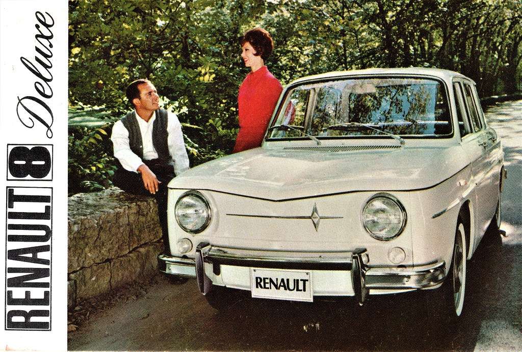 Renault 8 deluxe creme