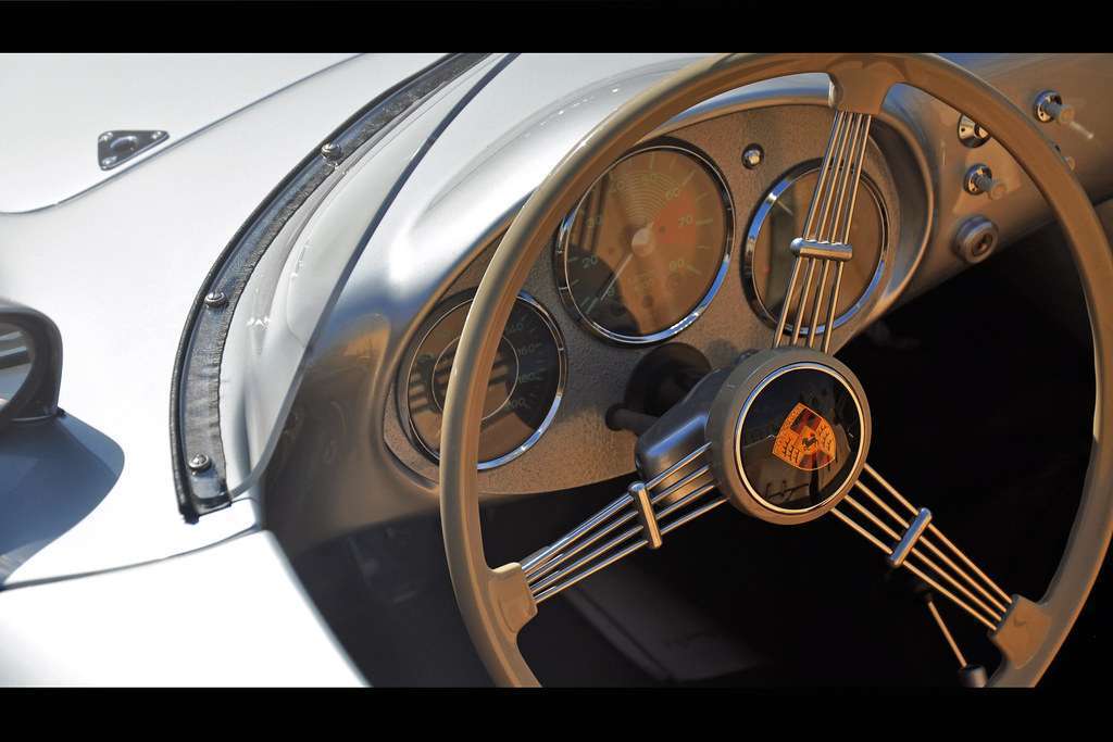 Porsche 550 Spyder cockpit