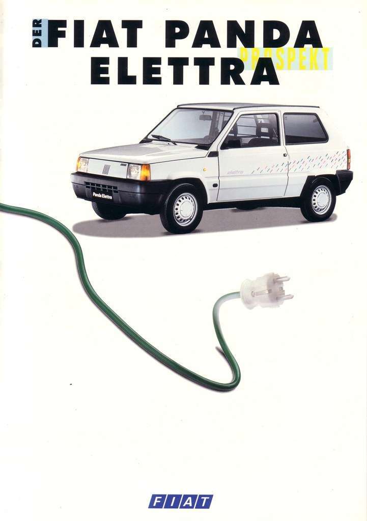 Fiat Panda Elettra 1993 Brochure (Germany)