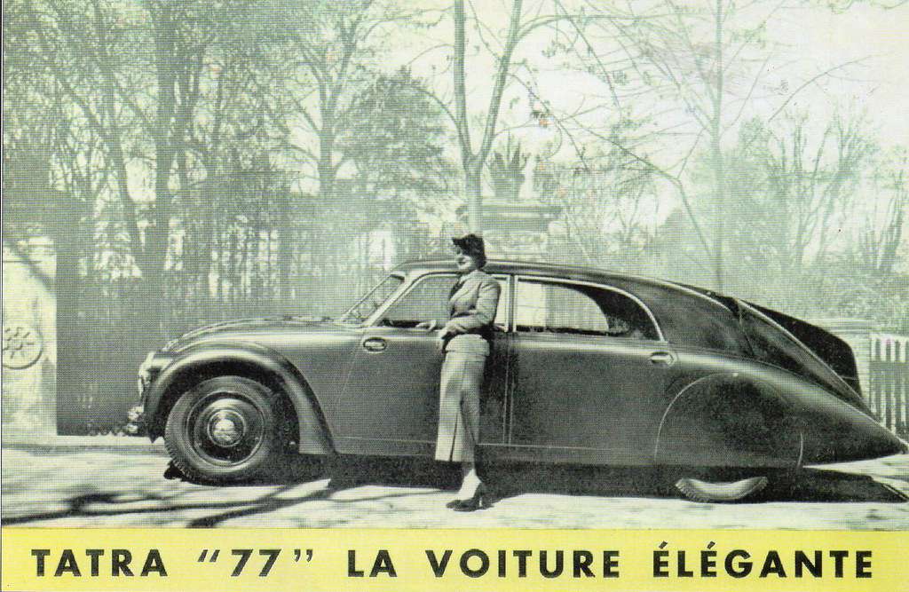 Tatra 77 werbe plakat
