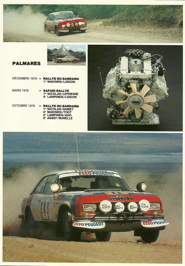 PEUGEOT 504 Pinin Farina Coupe 1980 Ralley