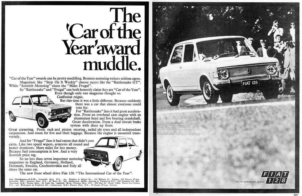 Fiat 128 1970 magazin reklame